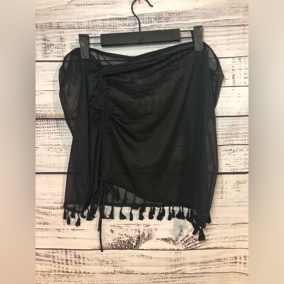 Sexy Black Mesh Swim Coverup NWOT Size 4X - Picture 1 of 9